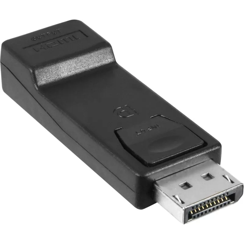 Wentronic Goobay DisplayPort zu HDMI Adapter 1.1, HDMI Standard-Socket (Type A) - HDMI Standard-Socket (Type A) > DisplayPort-Plug (51719)