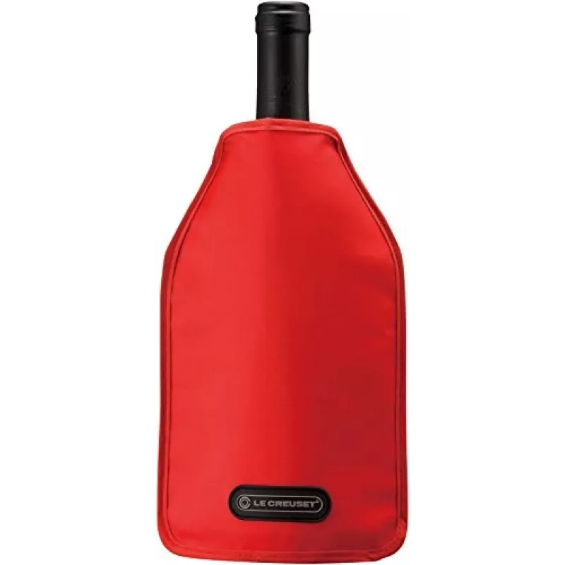Le Creuset Wine Bottle Cooler Sleeve - Red