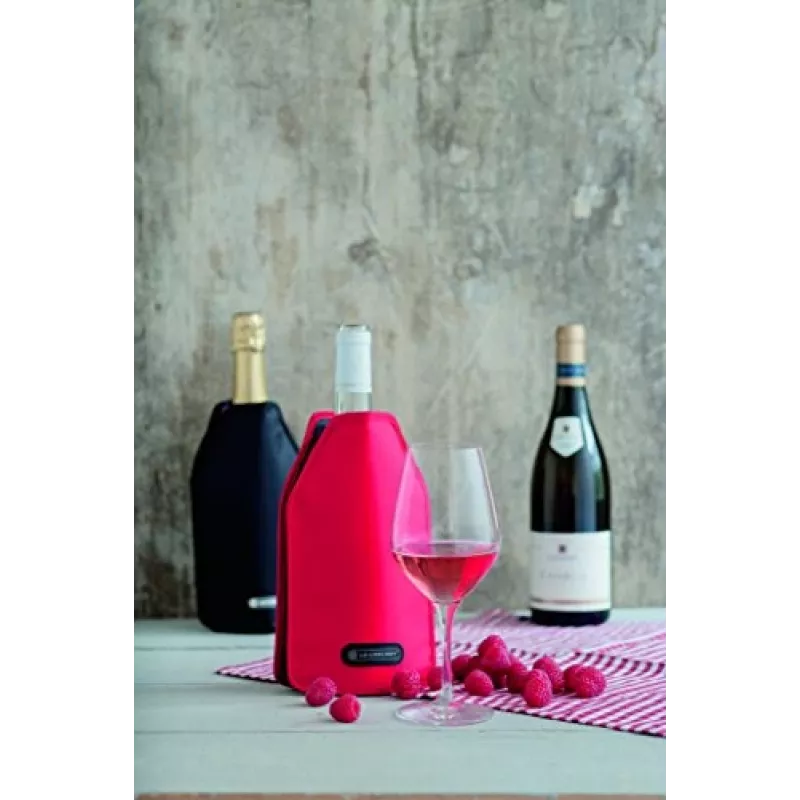 Le Creuset Wine Bottle Cooler Sleeve - Red