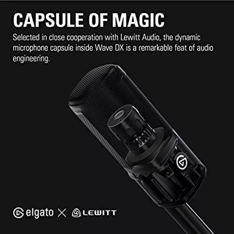 PC Microphone Elgato Wave DX Black