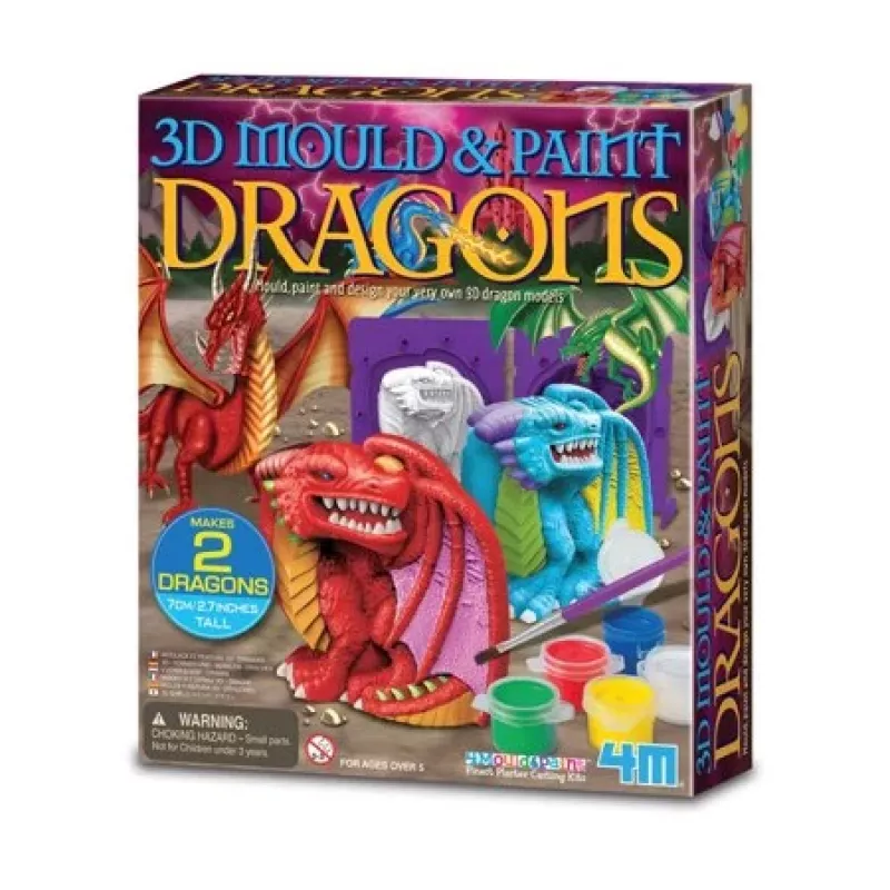 Creative set Mould & Paint - Dragon