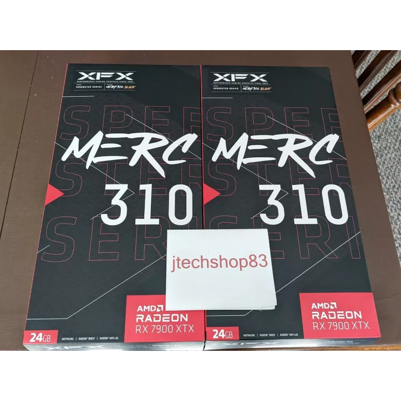 Graphics card XFX Radeon RX 7900 XTX 24 GB GDDR6, PCIe 4.0, 384-bit, 355 W, 3x fans