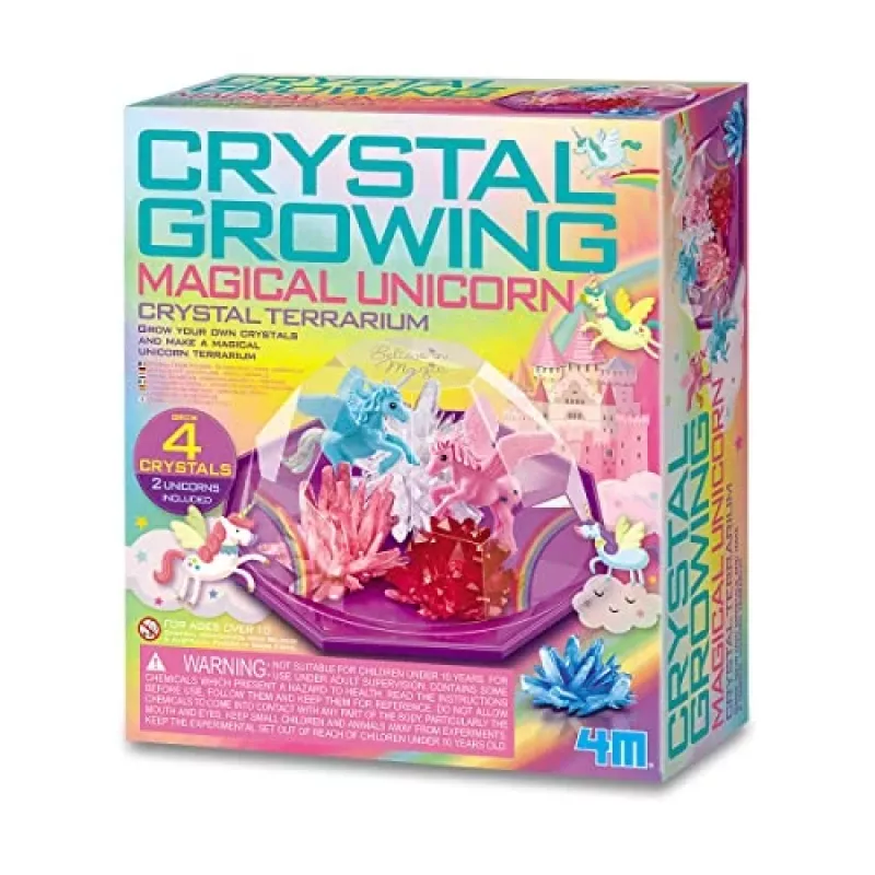 4M Unicorn Crystal Terrarium Educational Set