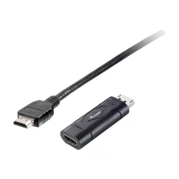 Equip DisplayPort to HDMI Adapter, 0.2 m, DisplayPort, HDMI, Male, Female, 1920 x 1080 pixels