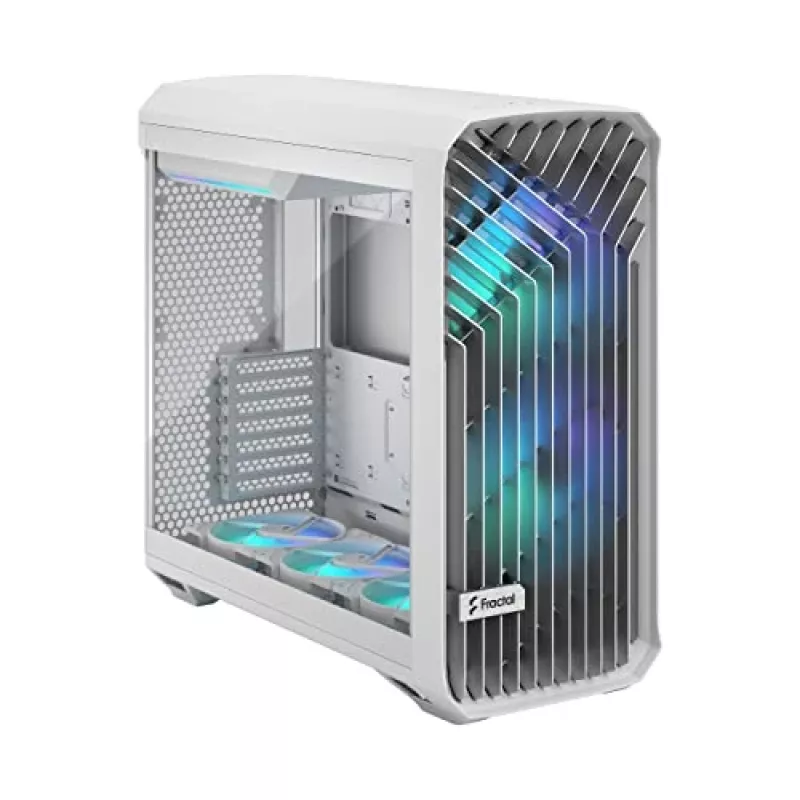 PC case Fractal Design Torrent White — supports ATX, EATX, microATX, ITX; 2x180 mm front fans; 2.5 inch/3.5 inch bays