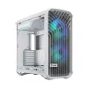PC case Fractal Design Torrent White — supports ATX, EATX, microATX, ITX; 2x180 mm front fans; 2.5 inch/3.5 inch bays
