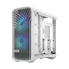 PC case Fractal Design Torrent White — supports ATX, EATX, microATX, ITX; 2x180 mm front fans; 2.5 inch/3.5 inch bays