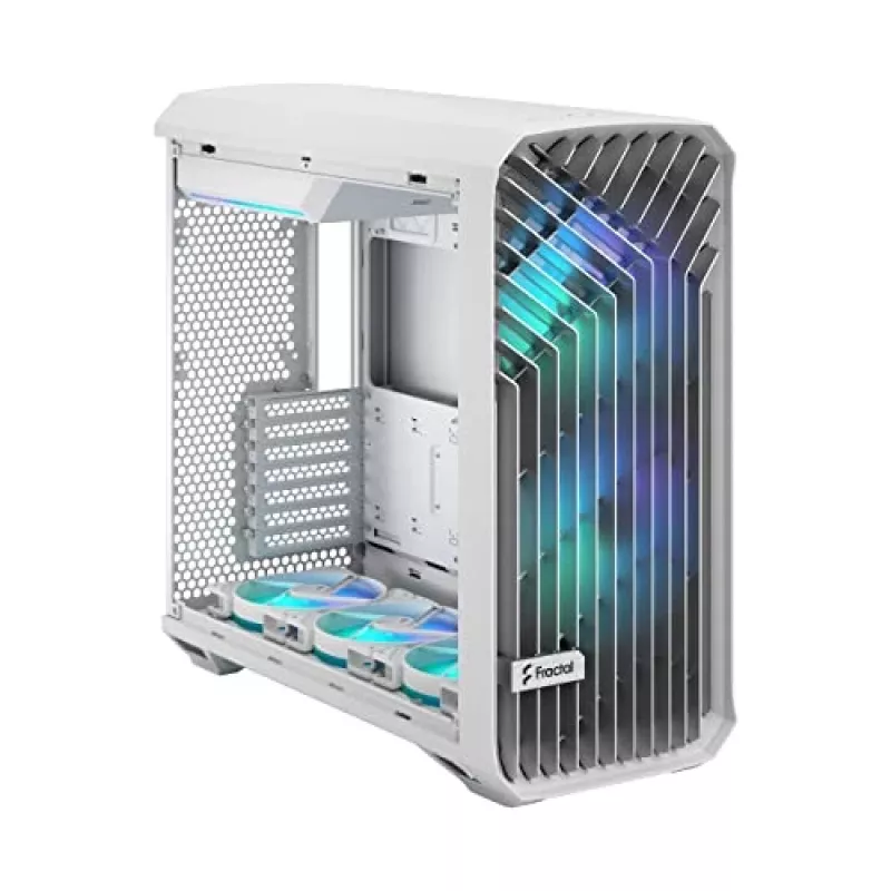 PC case Fractal Design Torrent White — supports ATX, EATX, microATX, ITX; 2x180 mm front fans; 2.5 inch/3.5 inch bays