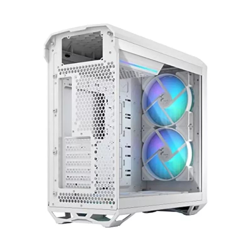 PC case Fractal Design Torrent White — supports ATX, EATX, microATX, ITX; 2x180 mm front fans; 2.5 inch/3.5 inch bays