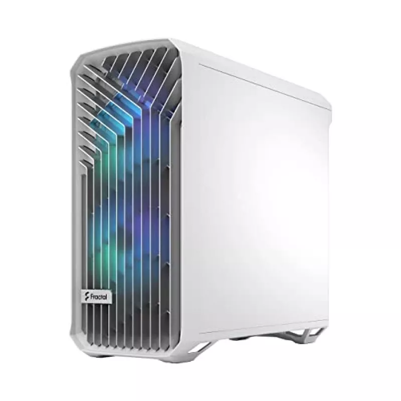 PC case Fractal Design Torrent White — supports ATX, EATX, microATX, ITX; 2x180 mm front fans; 2.5 inch/3.5 inch bays