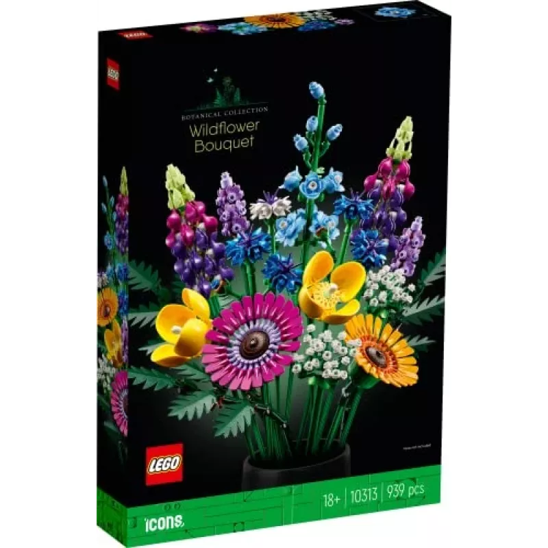 LEGO Icons Wildflower Bouquet Set 10313, Multi