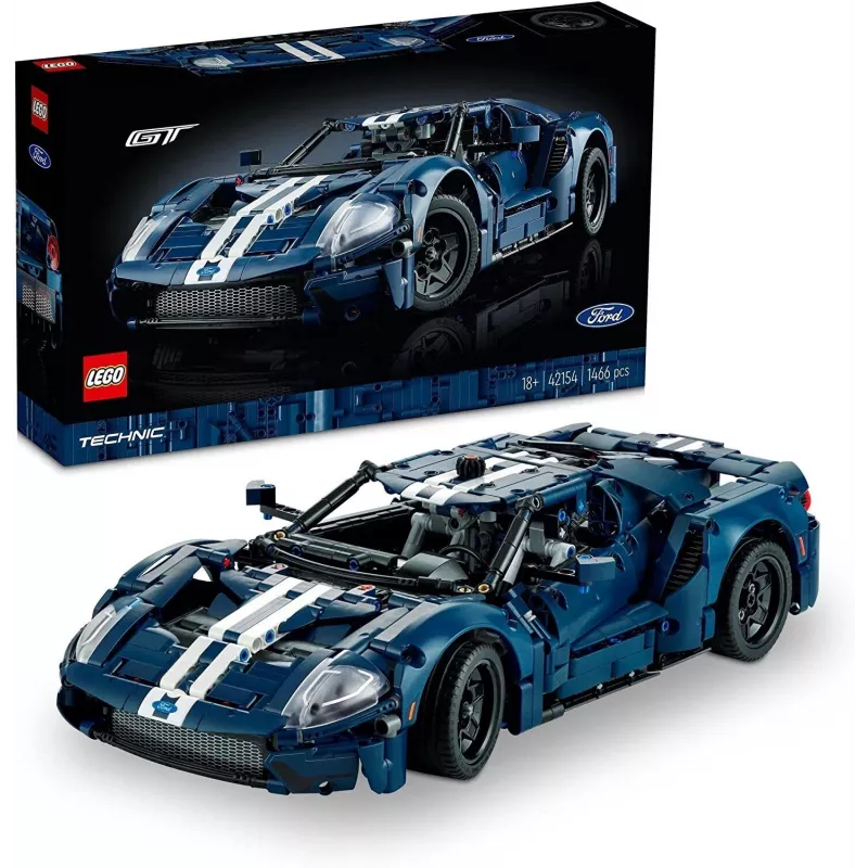LEGO 42154 Technic 2022 Ford GT Car Model Kit for Adults to Build