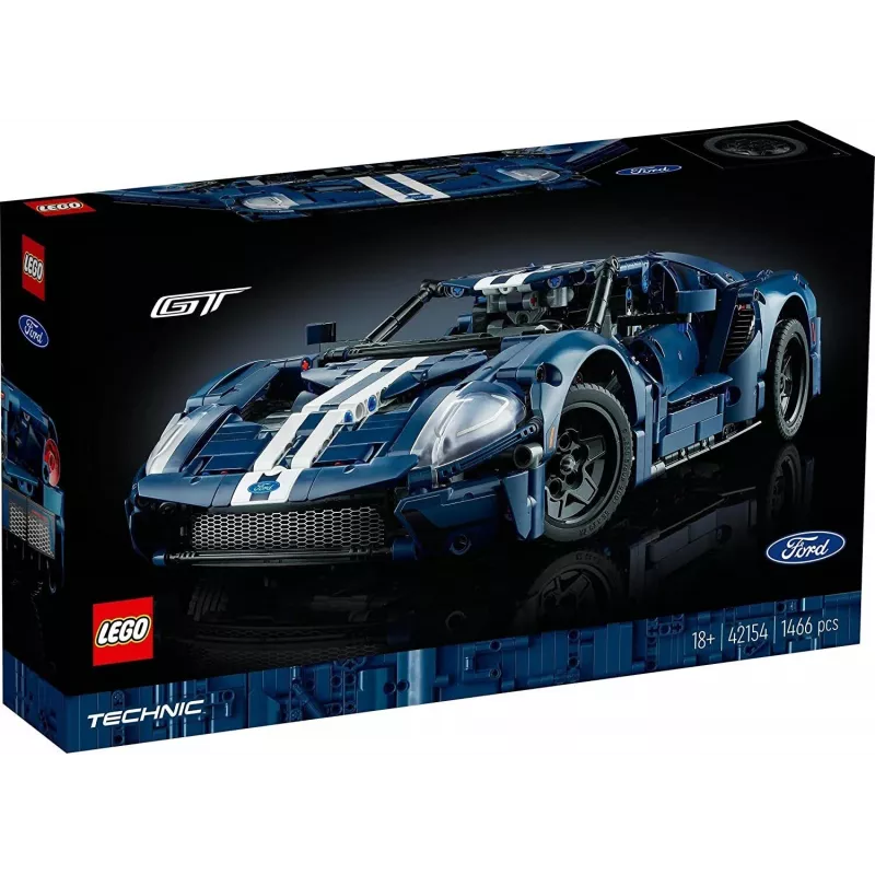 LEGO 42154 Technic 2022 Ford GT Car Model Kit for Adults to Build