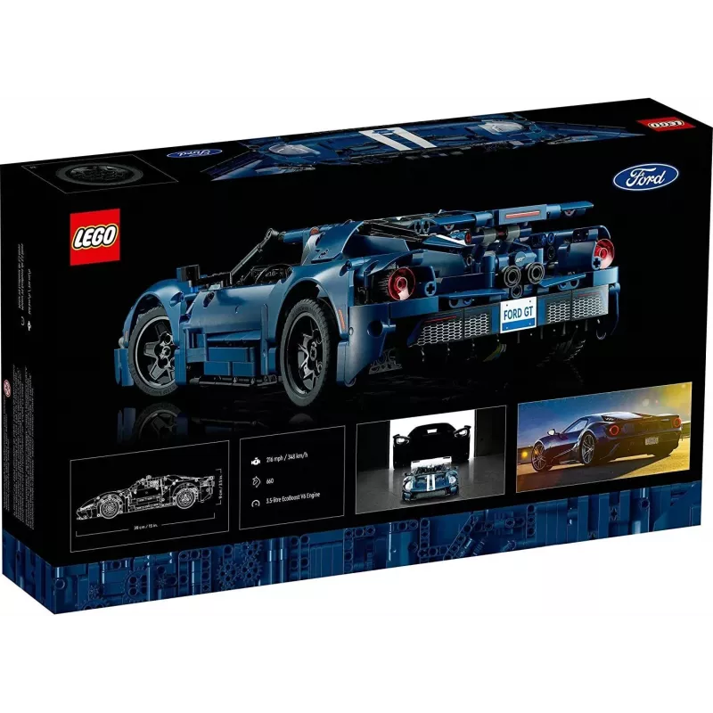 LEGO 42154 Technic 2022 Ford GT Car Model Kit for Adults to Build