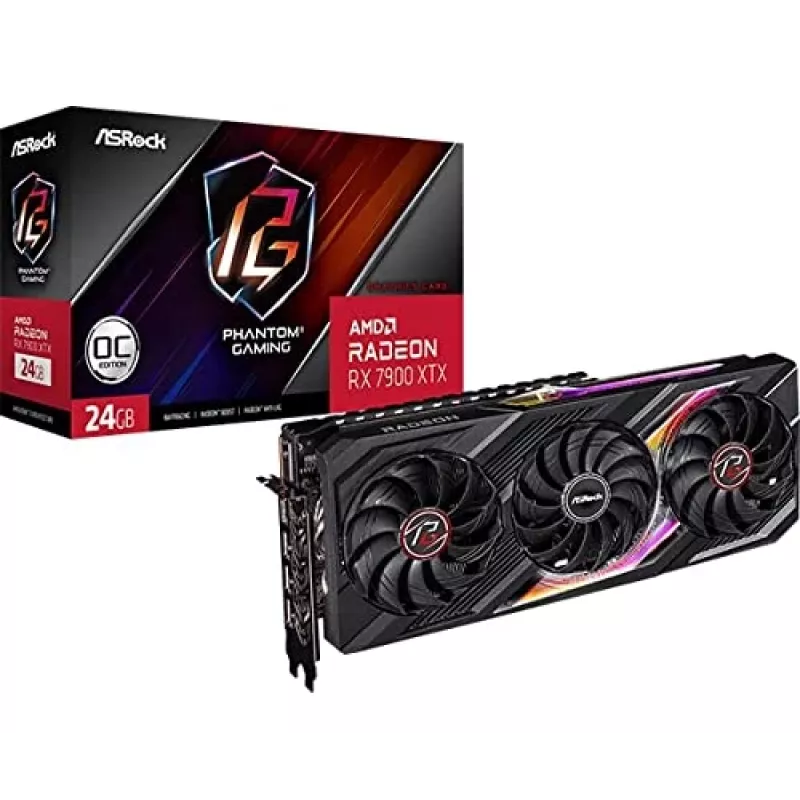 ASRock Radeon RX 7900 XTX Phantom Gaming 24GB GDDR6 Graphics Card