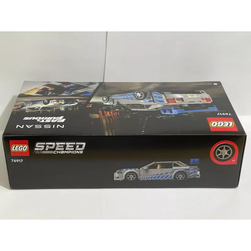 LEGO 76917 Speed Champions 2 Fast 2 Furious Nissan Skyline GT-R (R34) Toy Car