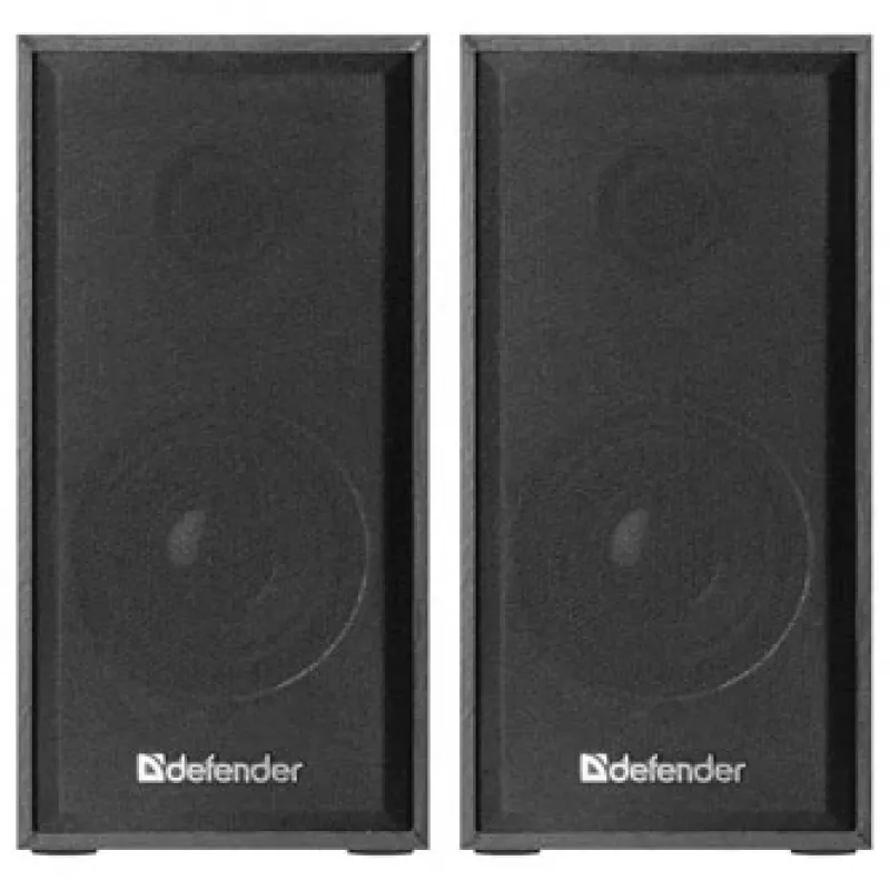 DEFENDER SPK-240 wired desktop speakers, 2.0, 6 W RMS, USB powered, 3.5 mm, black