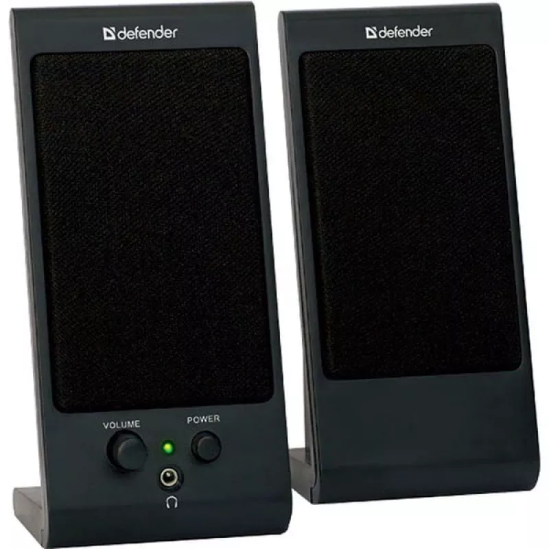 Desktop/Bookshelf Speakers DEFENDER SPK-170 2.0, 4 W RMS, wired USB 5 V, 3.5 mm, black