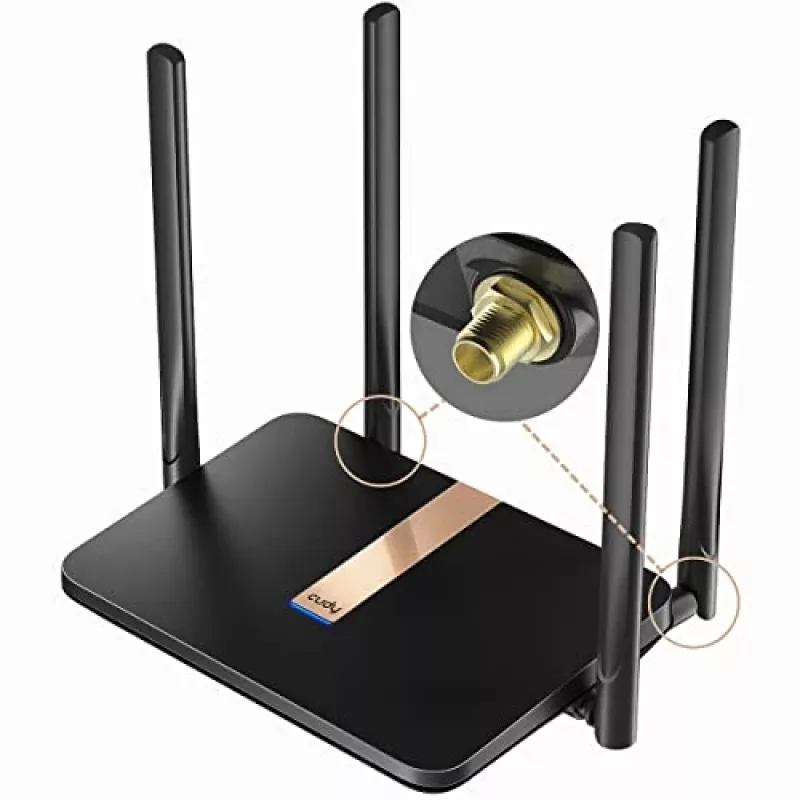 Cudy LT500D wireless router Fast Ethernet Dual-band (2.4 GHz / 5 GHz) 4G Black