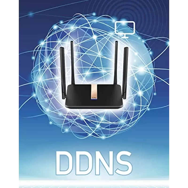 Cudy LT500D wireless router Fast Ethernet Dual-band (2.4 GHz / 5 GHz) 4G Black