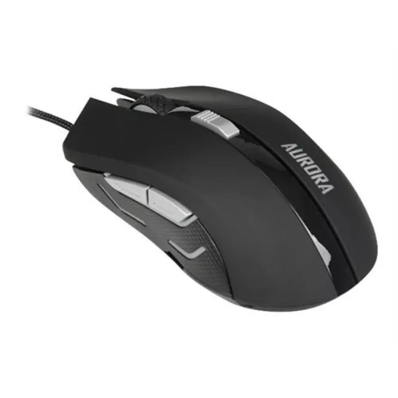 Wired optical mouse IBOX Aurora A-1 — right-hand, 6 buttons, 2400 DPI, USB Type-A, LED illumination, 1.8 m cable