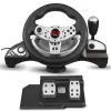 Steering wheel nano rs RS700 wired USB 270° rotation, 10 buttons, pedals, vibration, 1.8 m cable