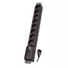 Power strip lestar LZRM 810 BW with IEC 320 connector, 5.0 m cable