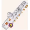 ACAR P7 power extension 1.5 m 7 AC outlet(s) Indoor Black