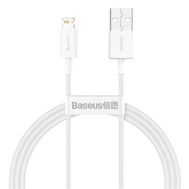 Baseus CALYS-A02 mobile phone cable White 1 m USB A Lightning
