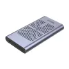 SSD enclosure Unitek S1206A for 2× M.2 NVMe PCIe Gen3 x4 drives, USB 3.2 Gen 2 (10 Gbit/s), aluminium, USB-C, includes power supply
