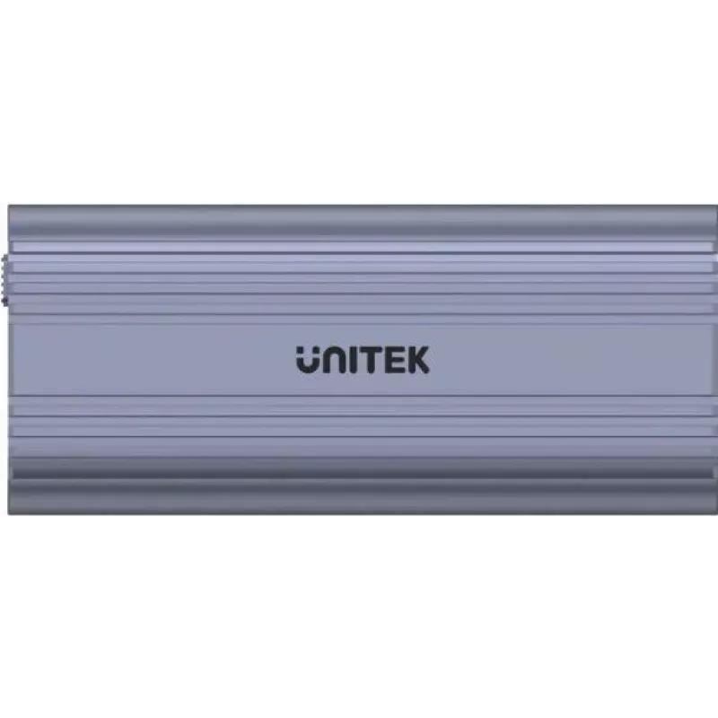 SSD enclosure Unitek SolidForce Reefer Grey — M.2 NVMe PCIe, USB‑C 10 Gbit/s, aluminium, 1 drive