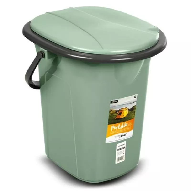 Portable toilet bucket GreenBlue GB320GG — lightweight portable toilet bucket, model GB320GG