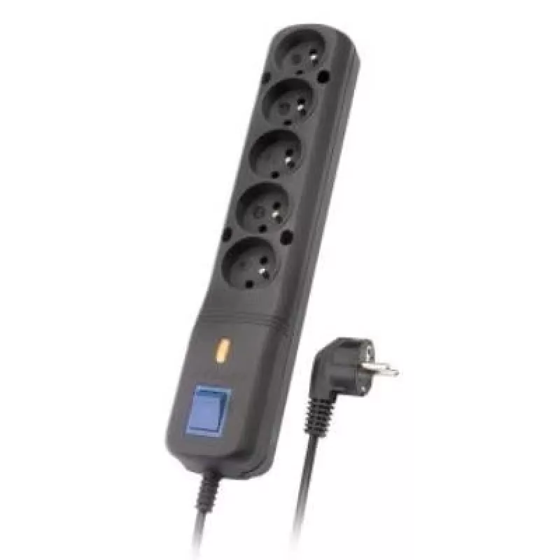 Lestar 5w Lv-530wa, surge protector, 1.5m, Black Lv-530w G-a K. Cz 1,5m