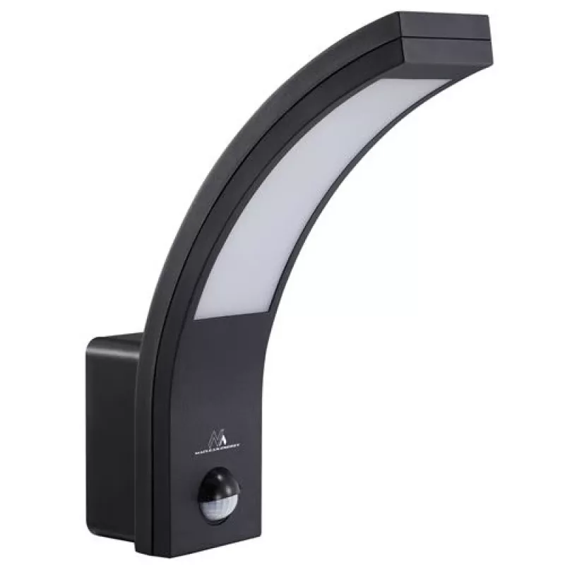 Exterior LED Motion Sensor Lamp MACLEAN MCE244B — LED fixture with built-in motion sensor