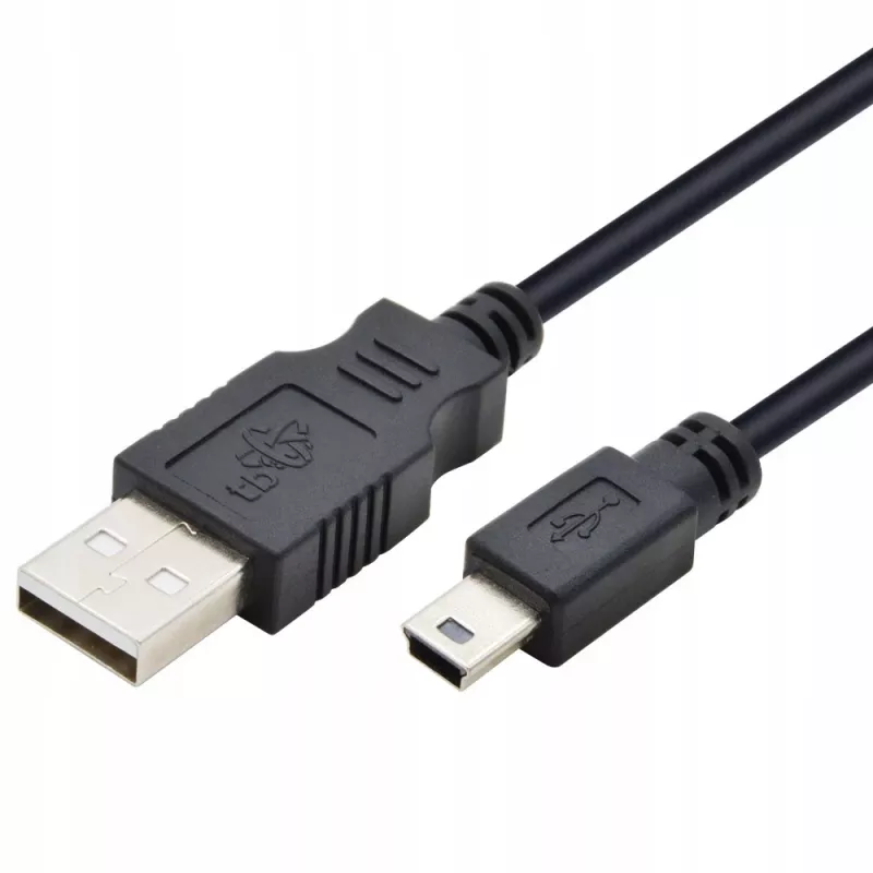 TB USB - MINI USB Cable 1,8 M. Black (AKTBXKU3PBAW18B)