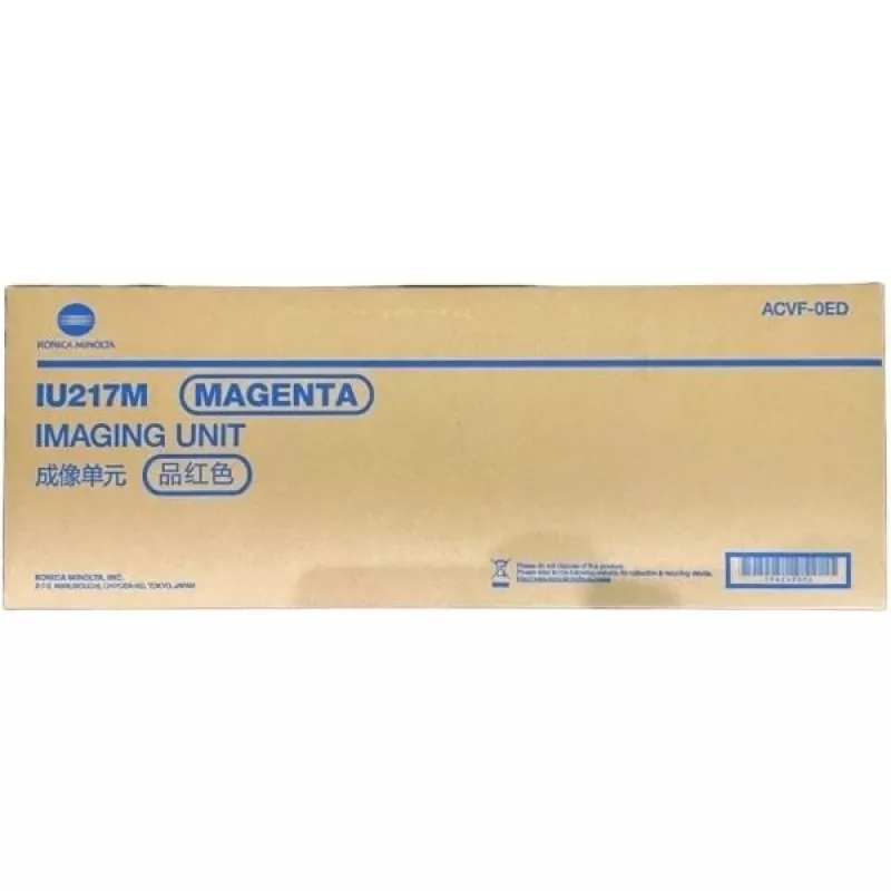 Konica Minolta ACVF0ED/DR-217M Drum Kit Magenta, 87K Pages for KM...
