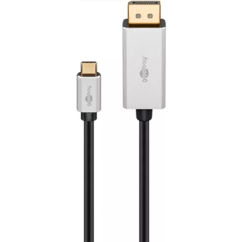 Goobay | USB-C to DisplayPort Adapter Cable | 60176 | Type-C | DisplayPort | USB-C to DisplayPort | 2 m