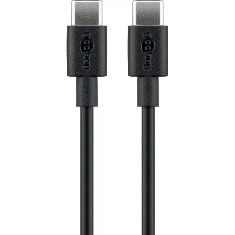 Goobay 51243 USB Cable 2 m USB 2.0 USB C Black (51243)