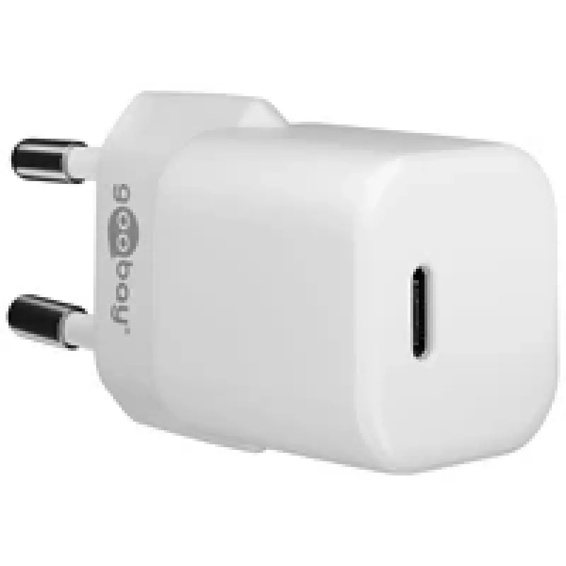 Indoor AC Fast Charger GOOBAY 59716 — USB-C, 30 W, White