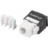 Keystone module RJ45 - LSA UTP cat.6a 180 degrees to the assembly box