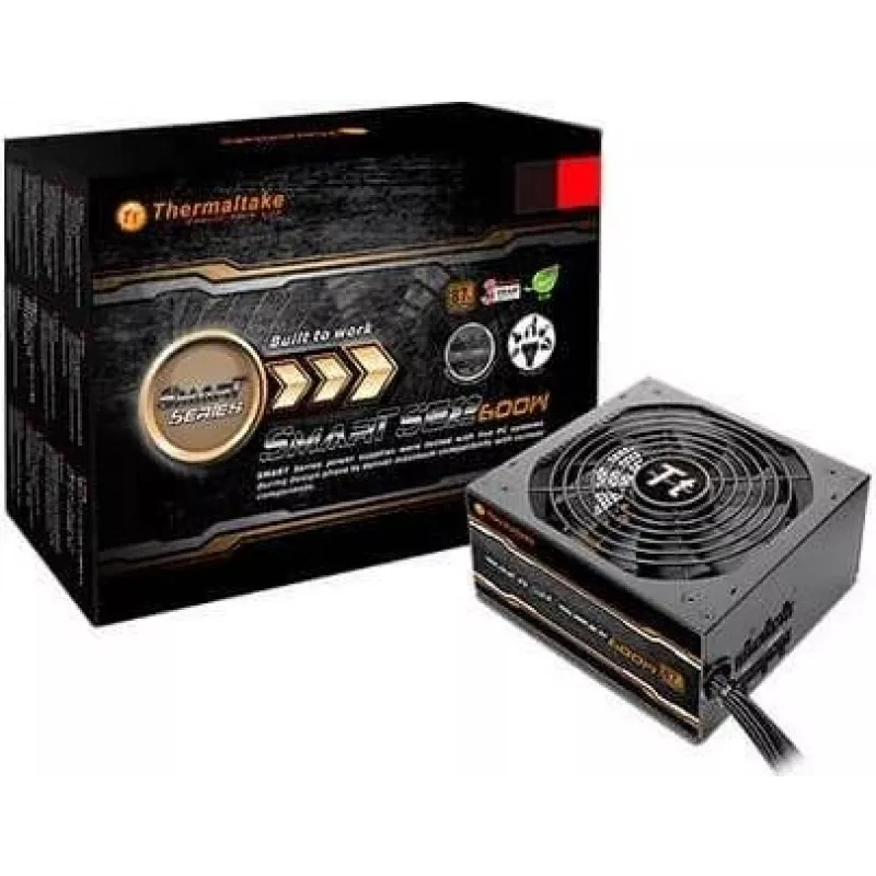 Power supply unit Thermaltake Smart SE2 600W ATX semi-modular, 86% efficiency, 120 mm fan