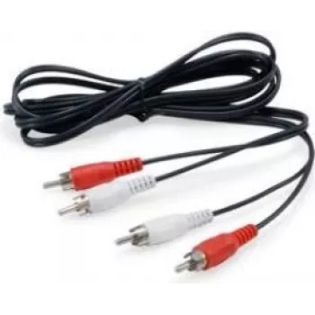 Equip 147094 audio cable 2.5 m 2 x RCA Black