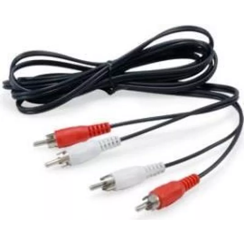 Equip 147094 audio cable 2.5 m 2 x RCA Black