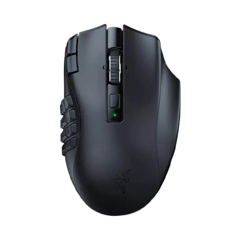 Gaming mouse Razer Naga V2 HyperSpeed RF Wireless + Bluetooth, right-hand, 30000 DPI, optical, black