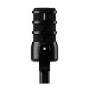 Studio microphone RØDE PodMic USB — cardioid XLR/USB, 24-bit/48 kHz, USB-C, headphone out, rotary volume, black