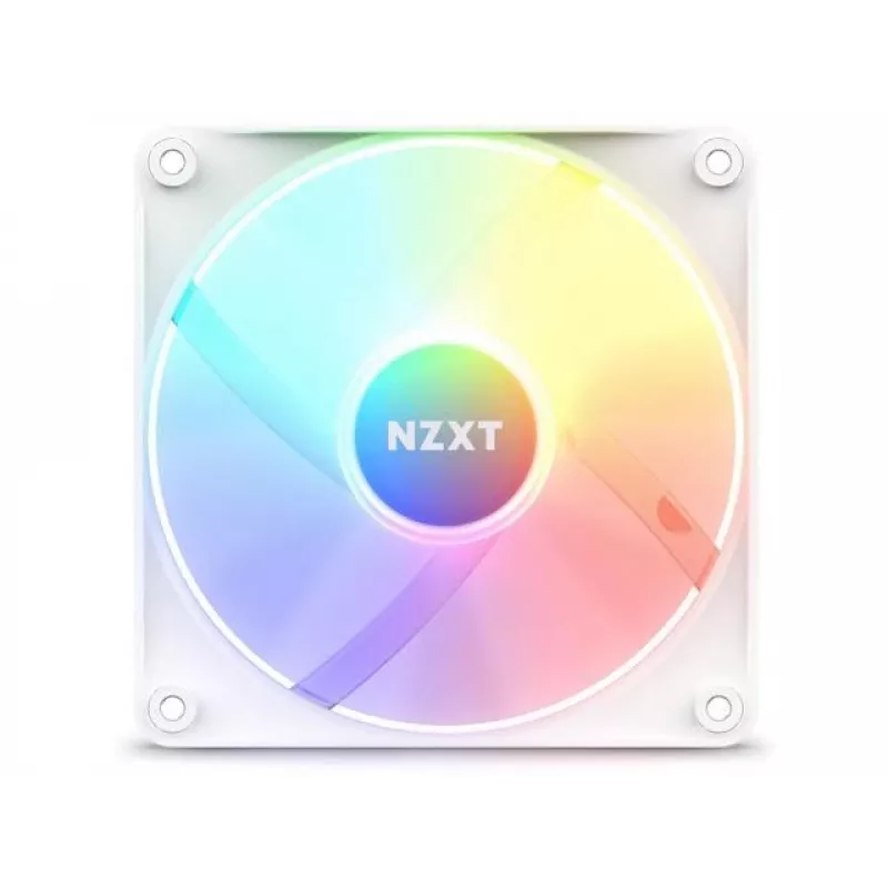 NZXT F120 RGB Core 120mm ARGB Case Fan - White