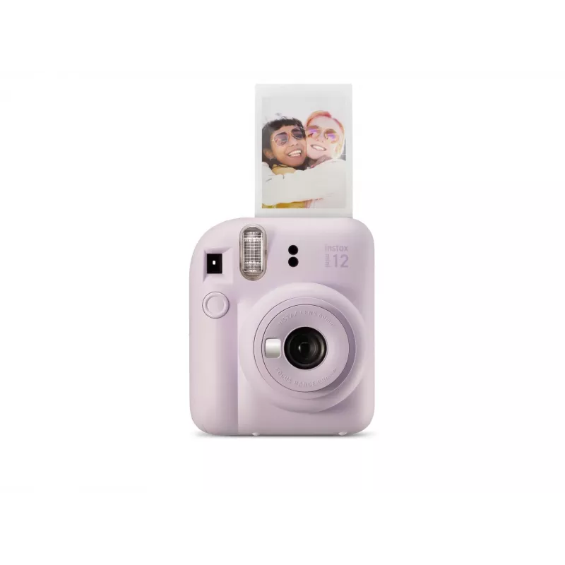 Instant camera Fujifilm Instax Mini 12 Purple — picture 86×54 mm, film 62×46 mm, 60 mm focal length