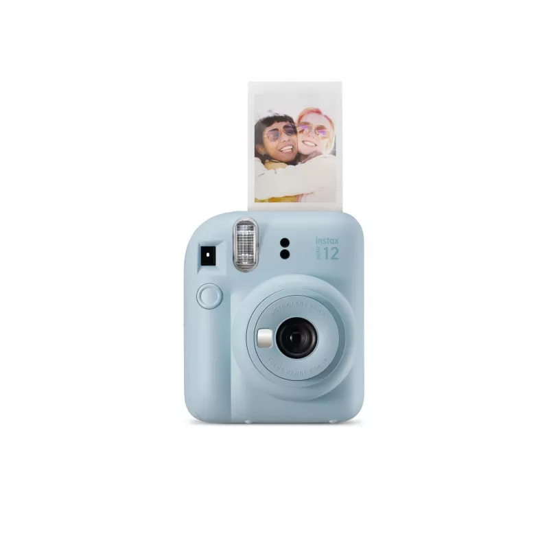 Instant camera Fujifilm Instax Mini 12 Blue — 86 x 54 mm prints, 60 mm focal length, electronic shutter