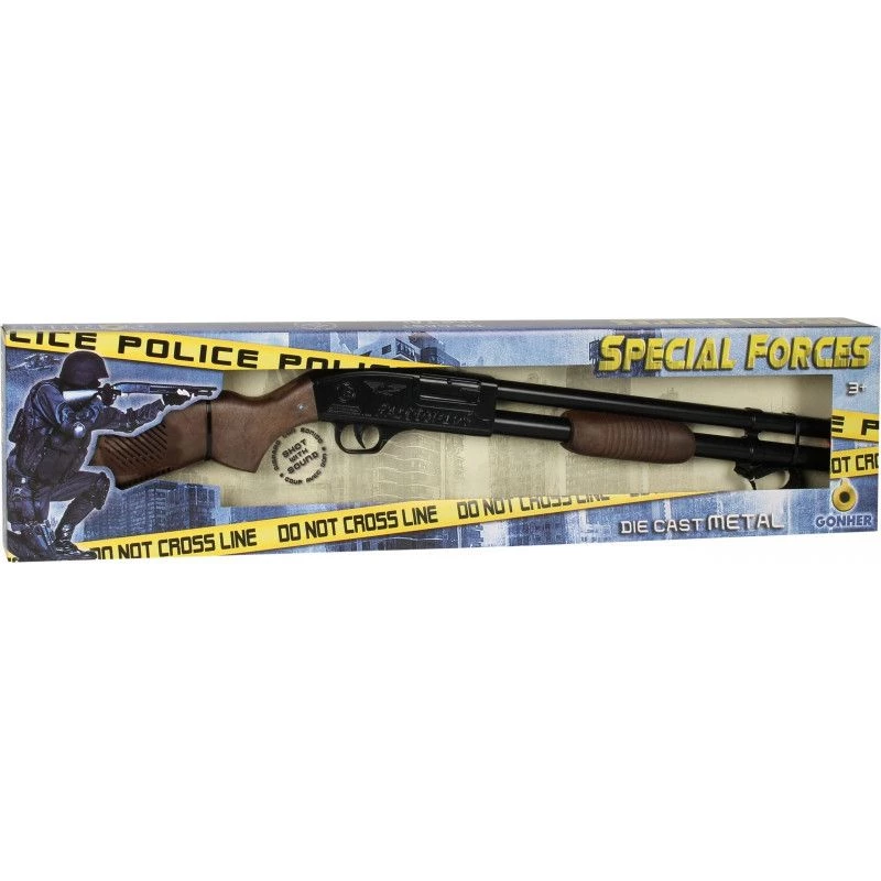 Toy Shotgun Pulio 155106/6N Metal – single-barrel, metal construction