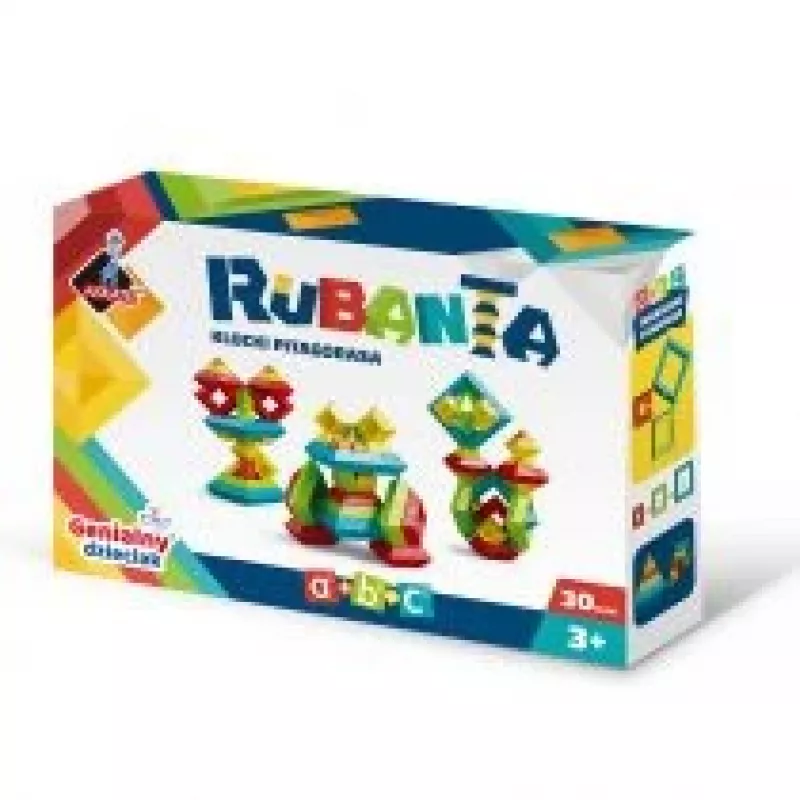 Educational construction toy Ascato Pythagoras Blocks Rubanta 30 pieces model 119403